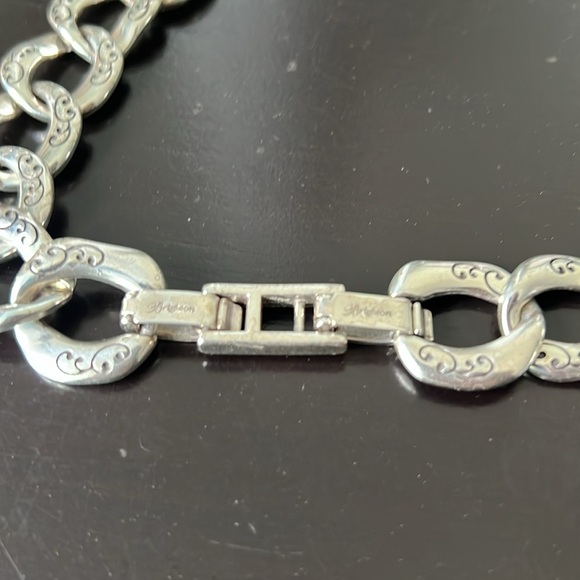 Brighton Scroll Chain Link Necklace - Picture 2 of 3